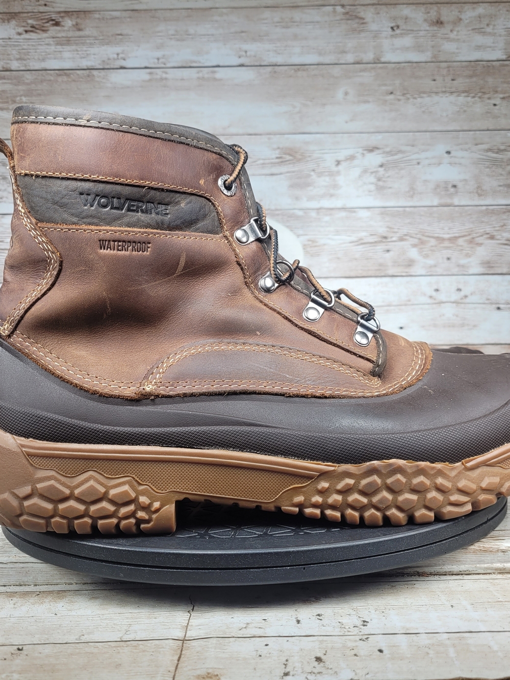 Wolverine Yak Insulated 6 Boots Men's Size 11 Brown Leather Lace Up Work Shoes
